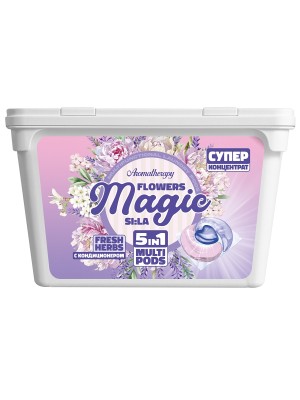 Капсулы для стирки SI:LA Magic Цветы (бокс 36шт)