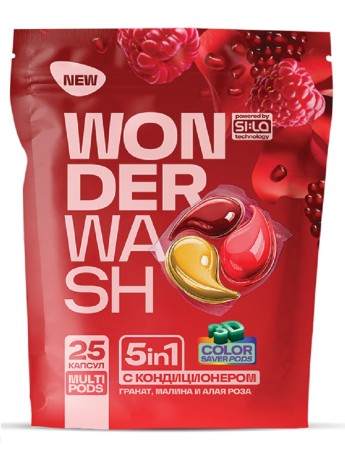 Капсулы для стирки WonderWash (дой-пак 25шт)